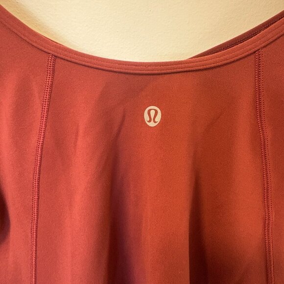 Lululemon Align Long Sleeve Shirt, Size 10 Red Merlot - Picture 7 of 7